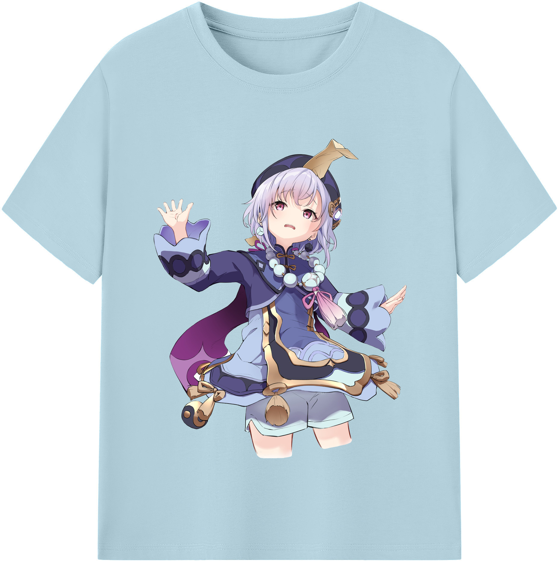げんし神 七七 なな  genshin Nana 綿100％半袖Tシャツ（フロントプリント）